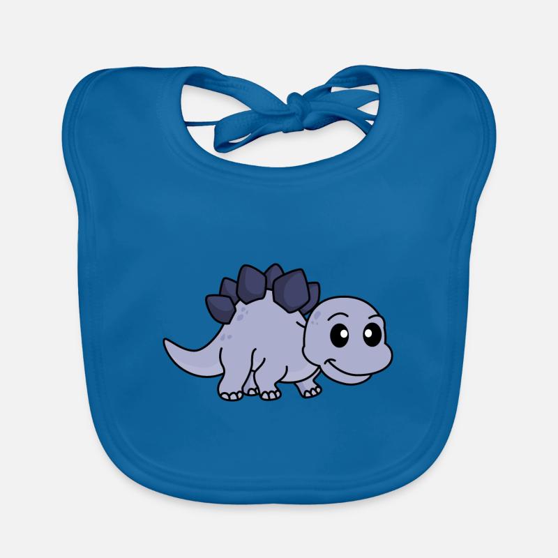 Dinosaurier stegosaurus Comic Baby Bio-Lätzchen
