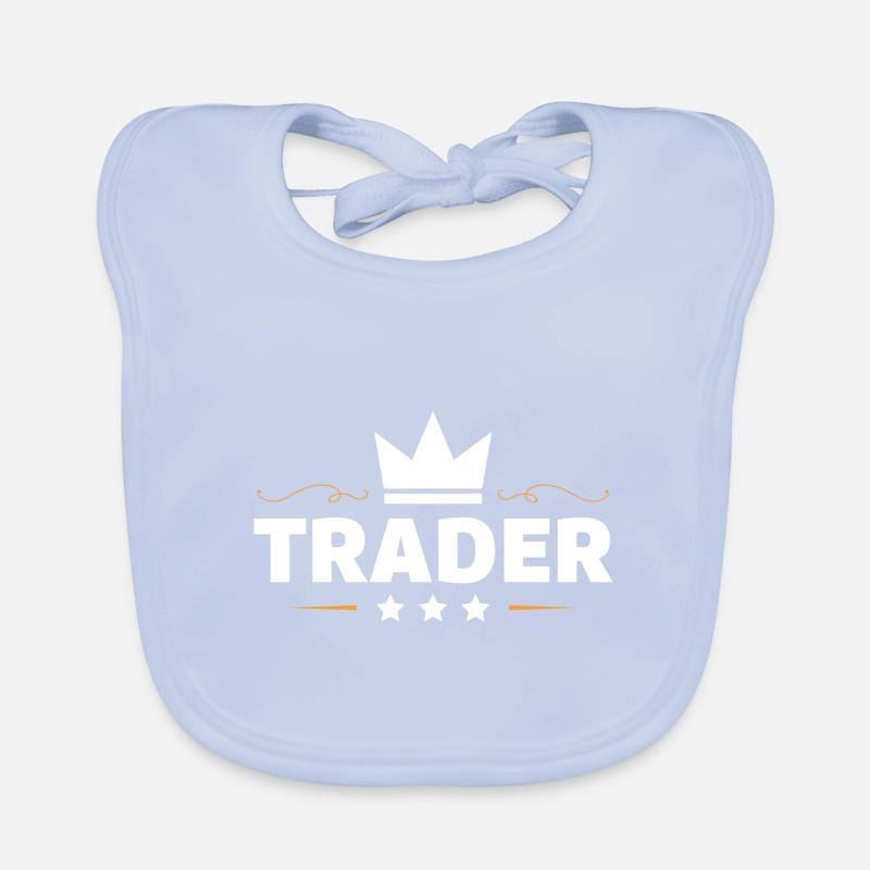 Profession de commerçant Bavoir bio Bébé