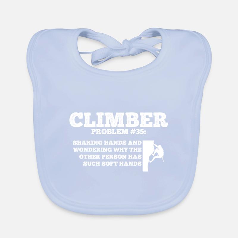 Klettern Bouldern Baby Bio-Lätzchen