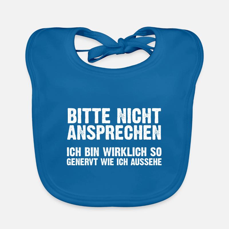 Bitte Nicht Ansprechen Baby Bio-Lätzchen