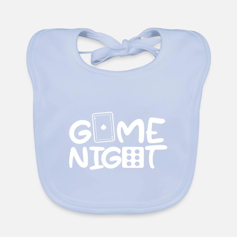 Game night Host Boardgames Baby Bio-Lätzchen