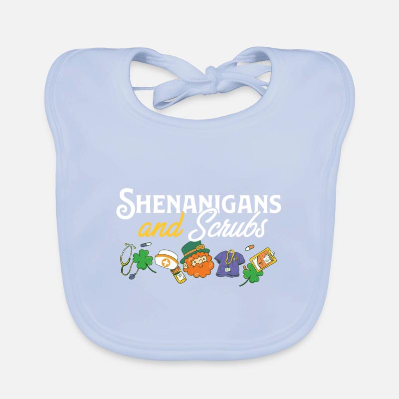 Shenanigans & Scrubs ER Nurse Physician St. Baby Bio-Lätzchen