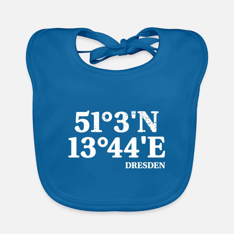 Dresden Souvenir Coordinates Organic Baby Bibs