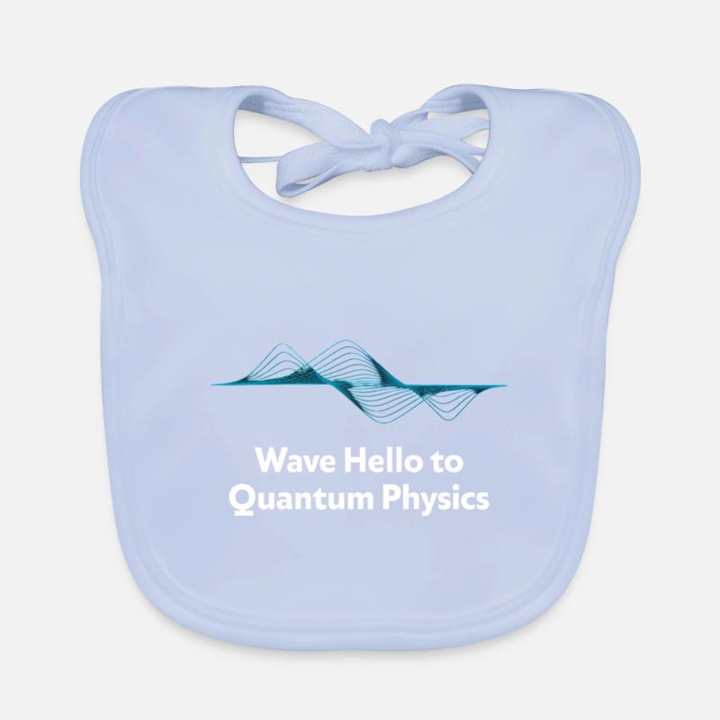 Wave Hello Quantum Physics Design Baby Bio-Lätzchen