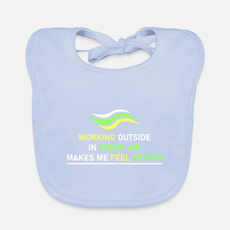 Outdoor work Organic Baby Bibs