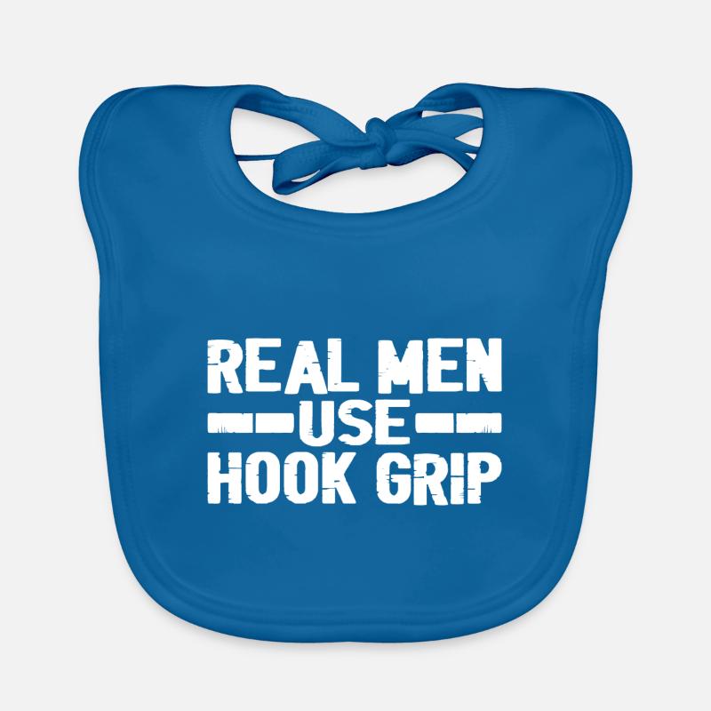Les vrais hommes utilisent Hook Grip 3 Bavoir bio Bébé