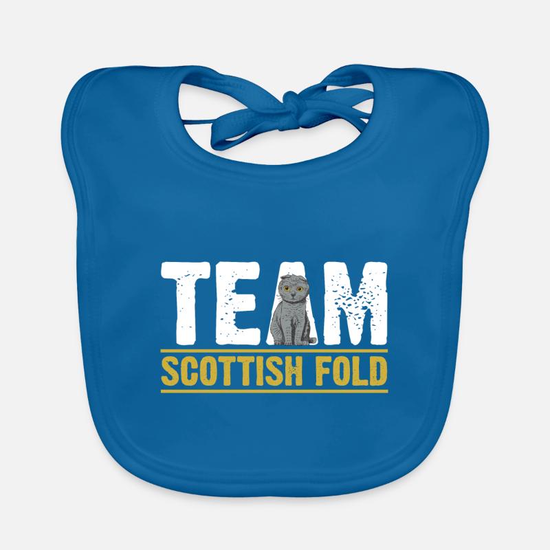 Scottish Fold Cat Organic Baby Bibs