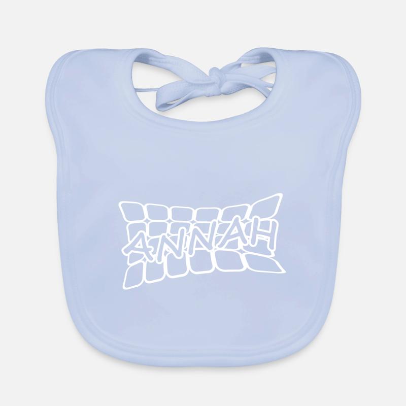Annah comme nom Bavoir bio Bébé