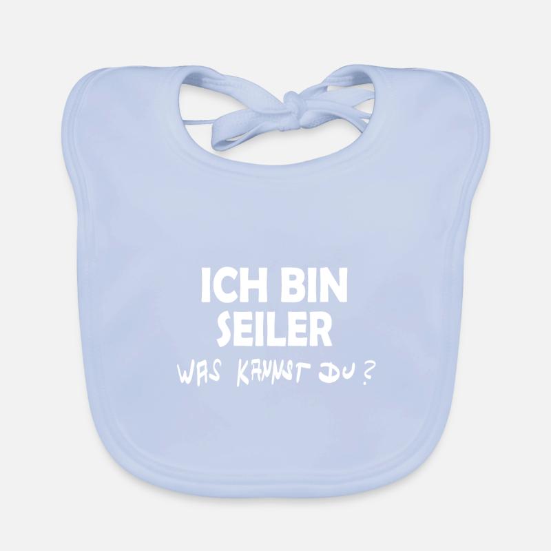 Gift for ropemaker Organic Baby Bibs