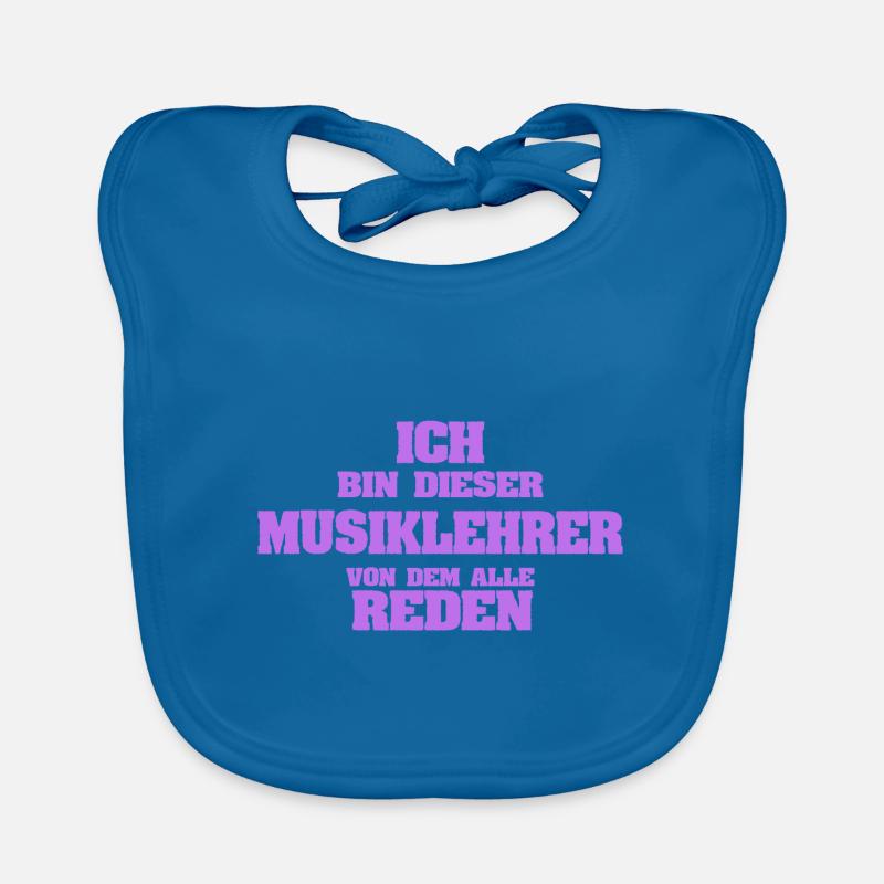Beruf Musiklehrer Baby Bio-Lätzchen