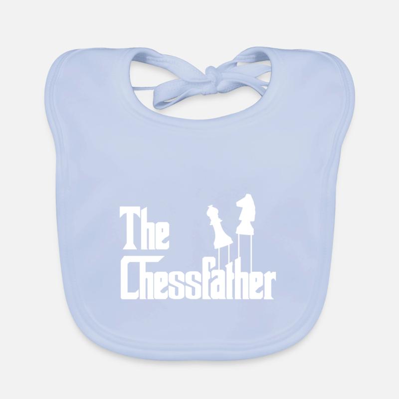 Joueurs d'échecs d'échecs échec et mat Bavoir bio Bébé