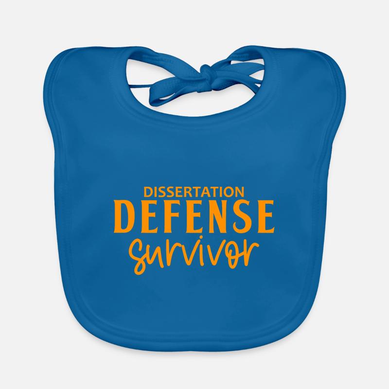 Dissertation Defense Survivor 6 Organic Baby Bibs