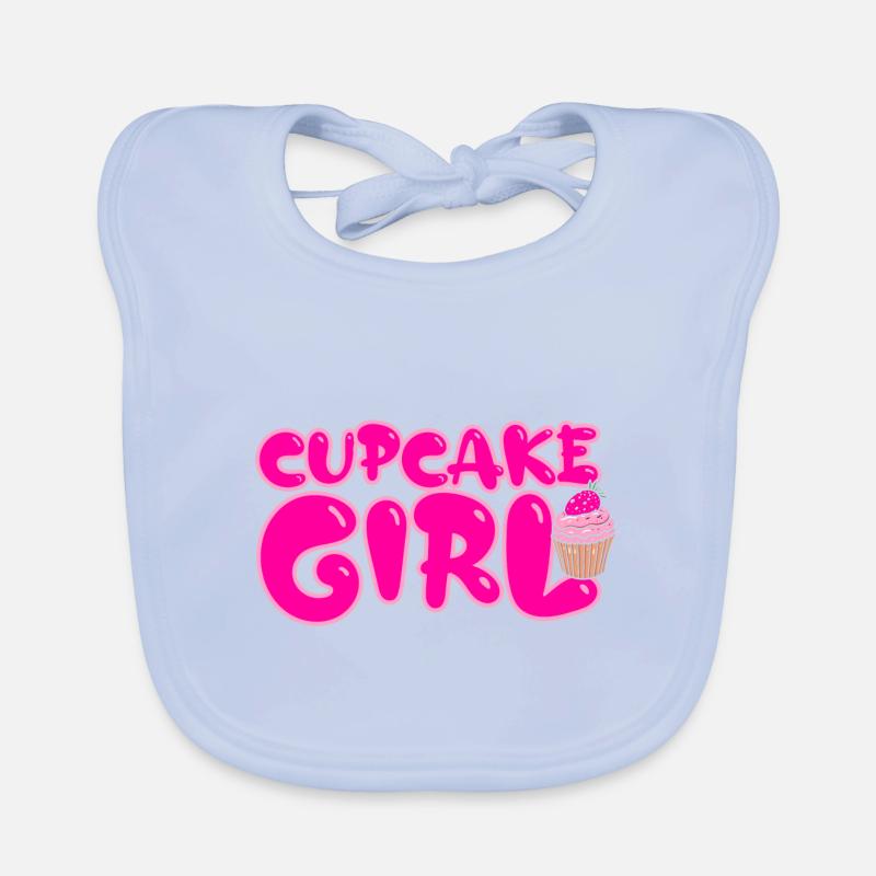 Cupcake Mädchen Backen Baby Bio-Lätzchen