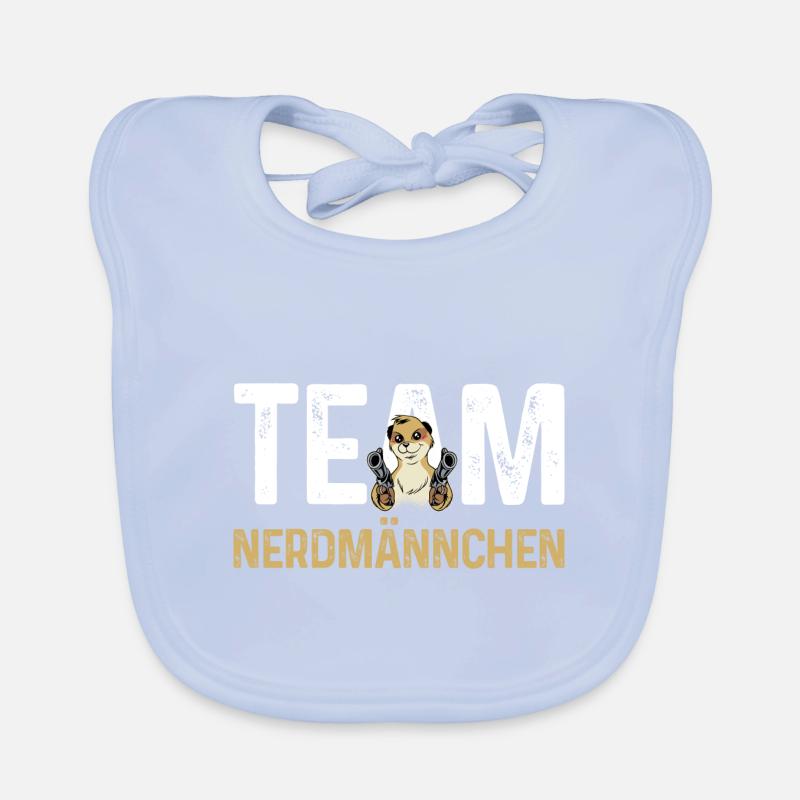 Erdmännchen Nerdmännchen Baby Bio-Lätzchen