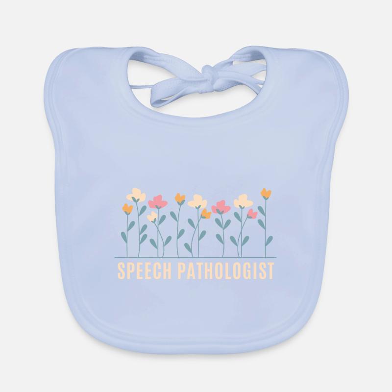Speech Pathologist Organic Baby Bibs