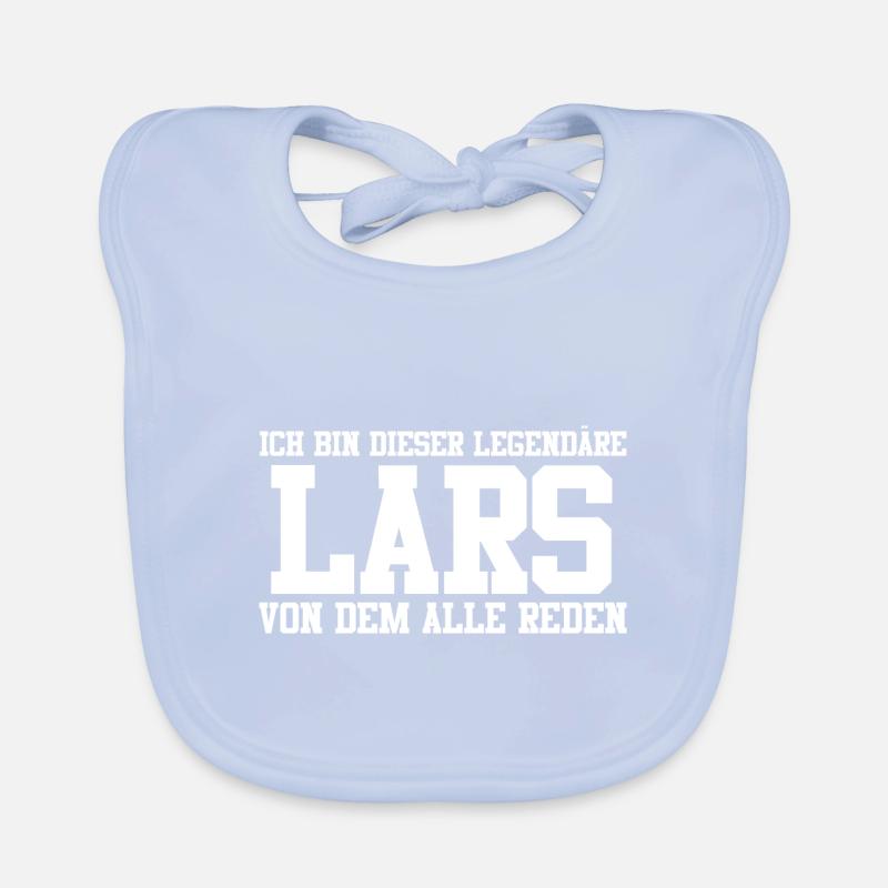 Lars Name Design Baby Bio-Lätzchen