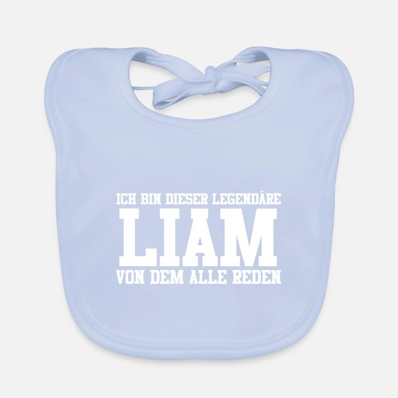 Liam Name Design Baby Bio-Lätzchen