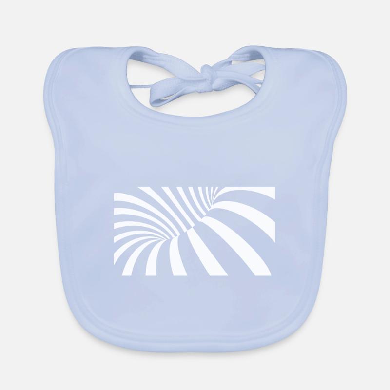 Optical Illusion - Fascinating Visuals Organic Baby Bibs