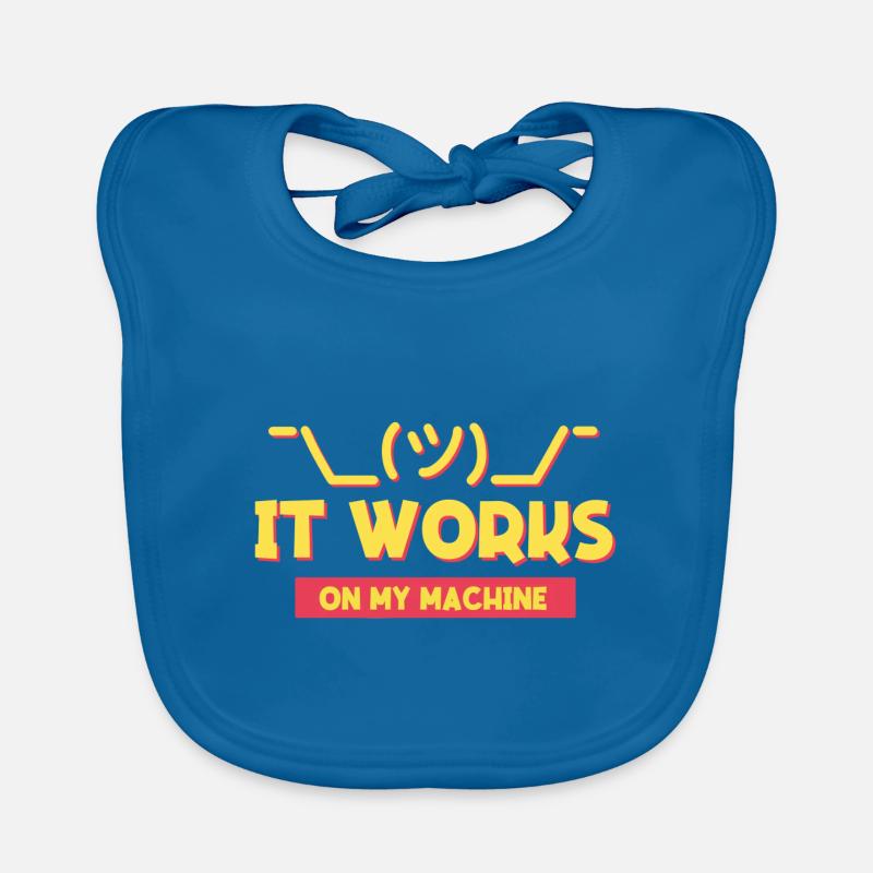 IT support and programmer joke for coders Organic Baby Bibs