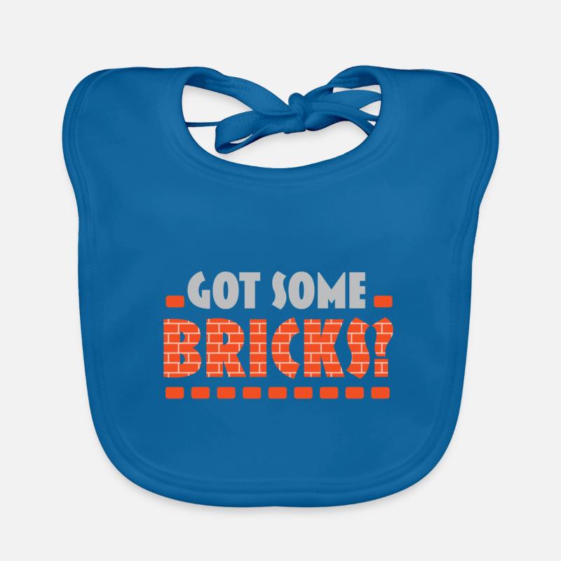 I have some bricks bricklayer profession bricklayer Organic Baby Bibs