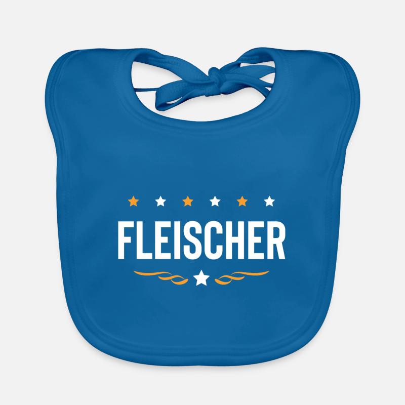 Fleischer Beruf Baby Bio-Lätzchen