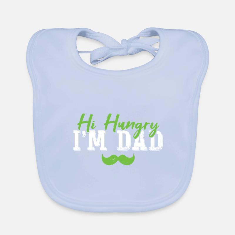 Hallo hungrig, ich bin Papa Baby Bio-Lätzchen