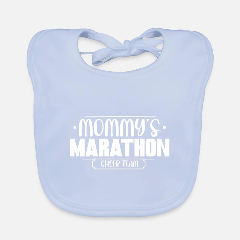 Équipe de cheer du marathon de maman 4 Bavoir bio Bébé