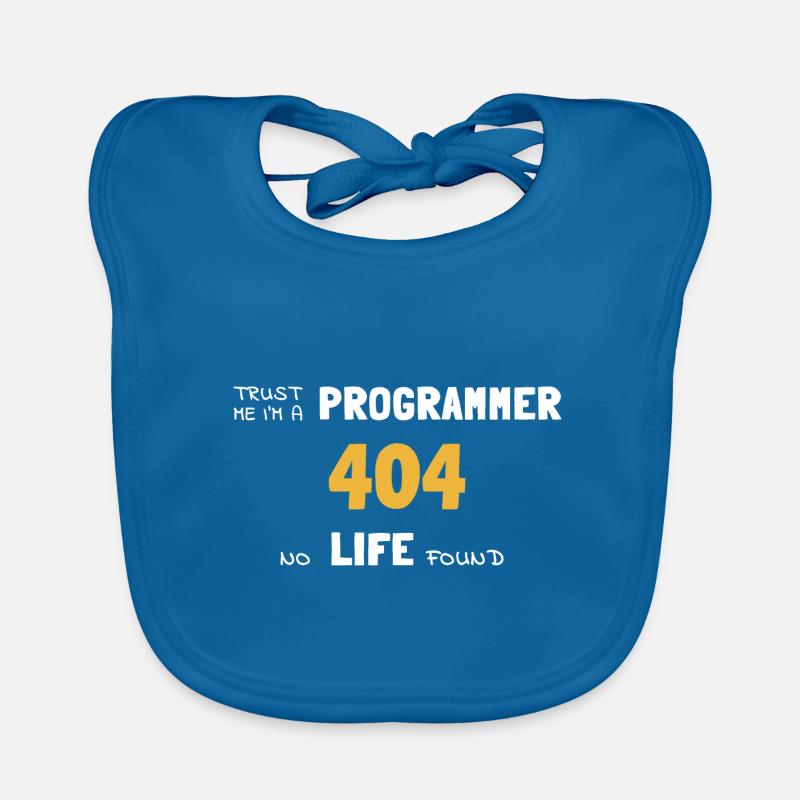 IT Informatik Informatiker Computerarbeit Geschenk Baby Bio-Lätzchen