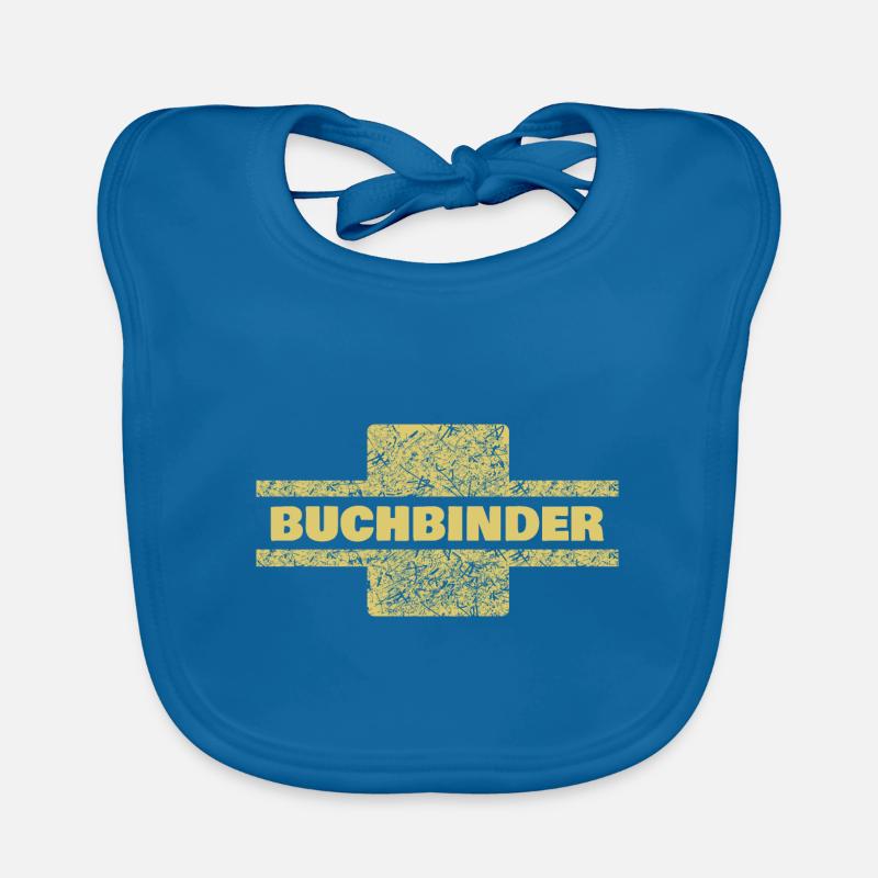 Beruf Buchbinder Baby Bio-Lätzchen