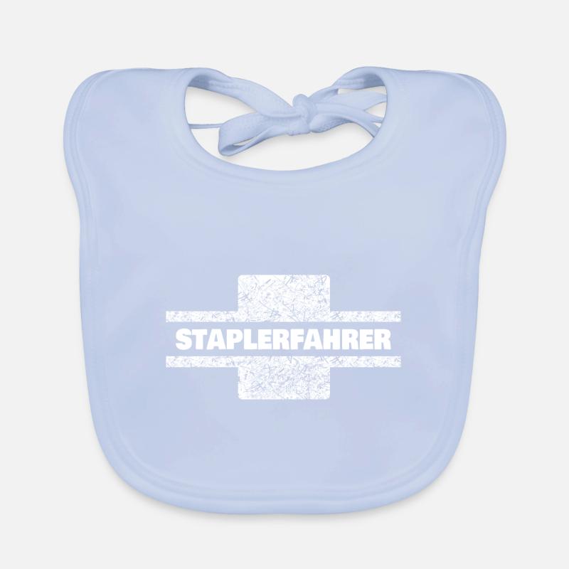 Staplerfahrer Baby Bio-Lätzchen