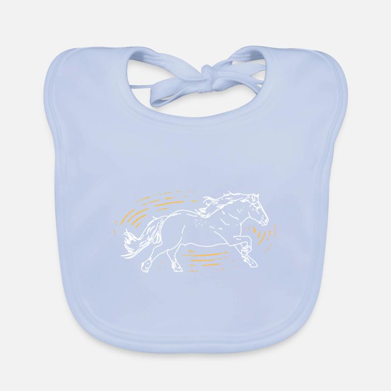 Cheval Bavoir bio Bébé