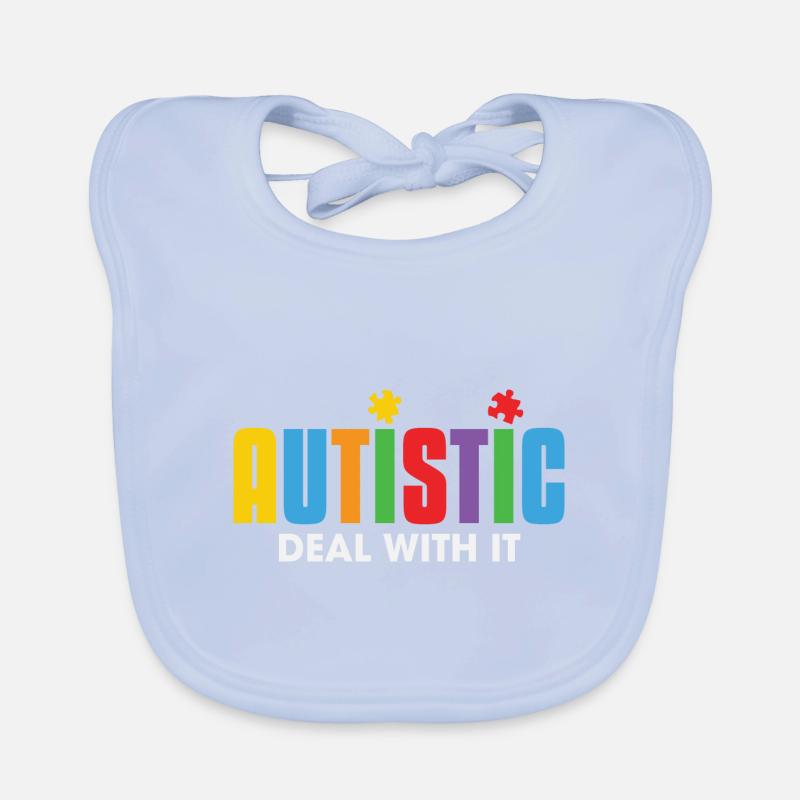 Mois de la sensibilisation à l’autisme Bavoir bio Bébé