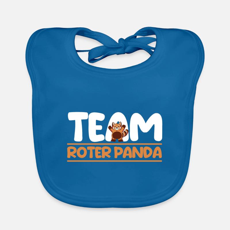 Roter Panda Baby Bio-Lätzchen