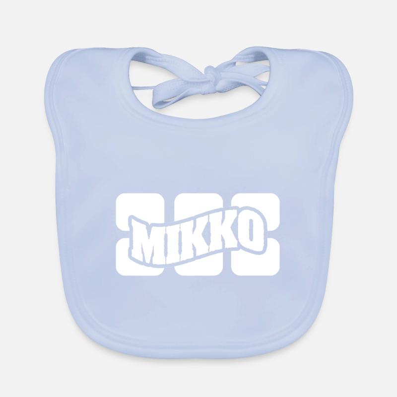 Mikko als Name Baby Bio-Lätzchen