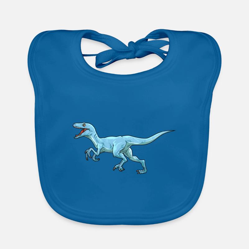 Dinosaurier Velociraptor Raptor Dino Baby Bio-Lätzchen