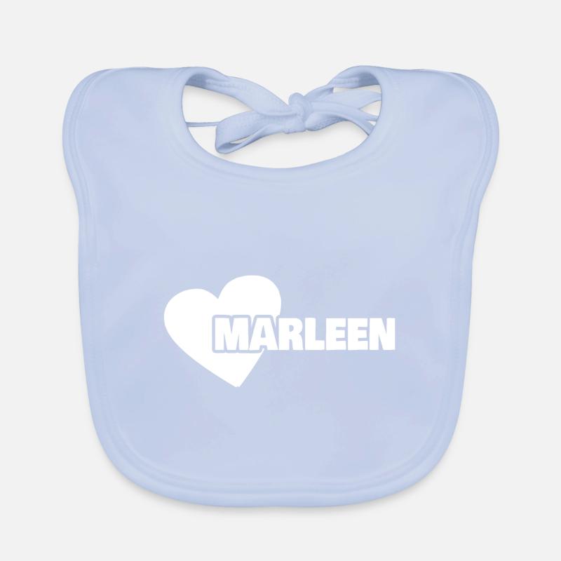 Marleen comme prénom Bavoir bio Bébé