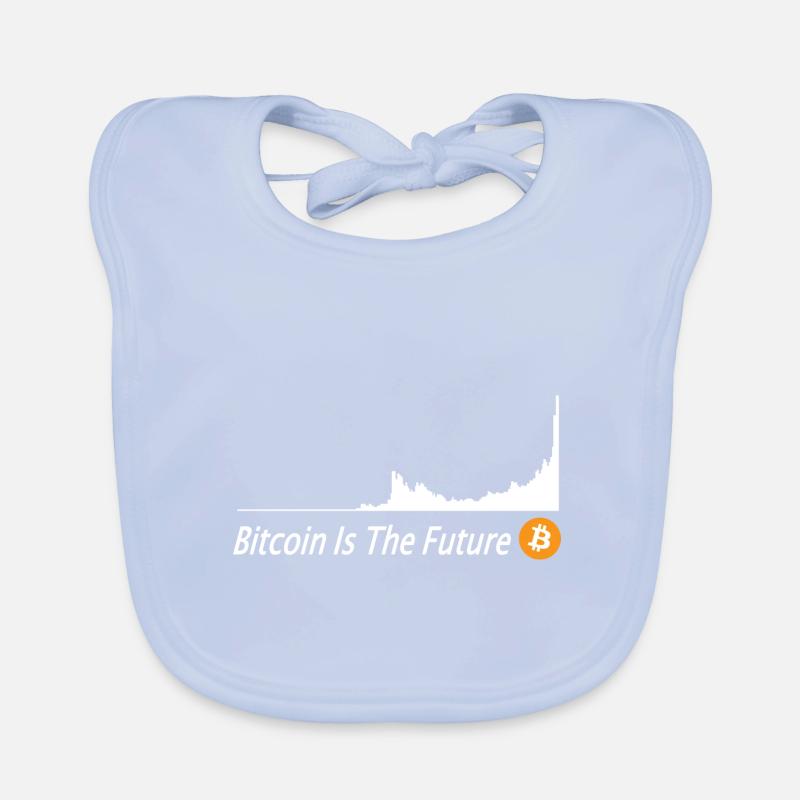 Bitcoin cours Bitcoin Is The Future Bitcoin Button Bavoir bio Bébé
