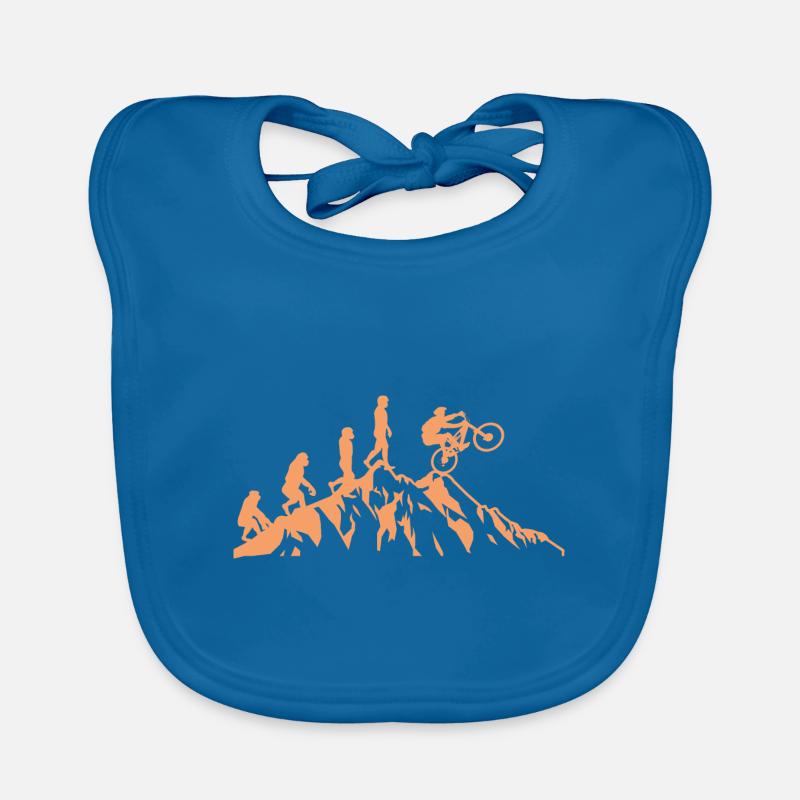 Evolution of Cycling Mountain Biking MTB Organic Baby Bibs