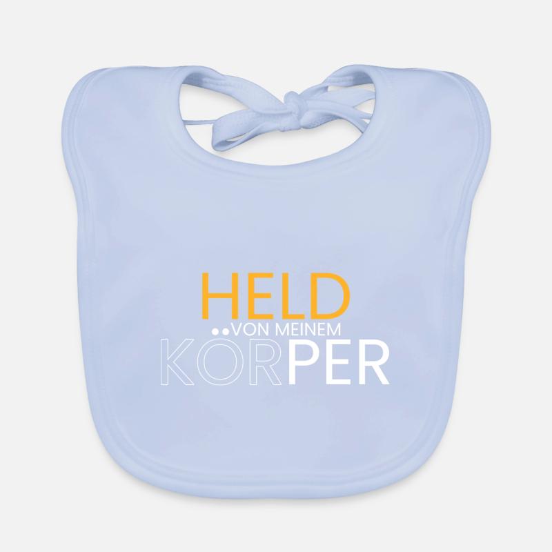 Held von meinem Körper Baby Bio-Lätzchen