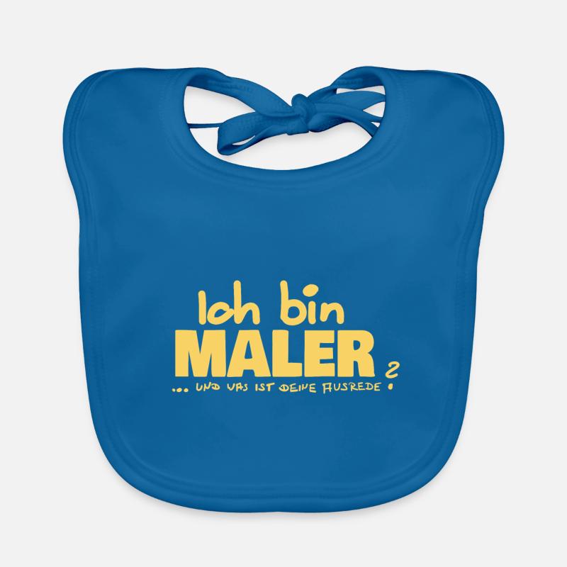 Maler Baby Bio-Lätzchen