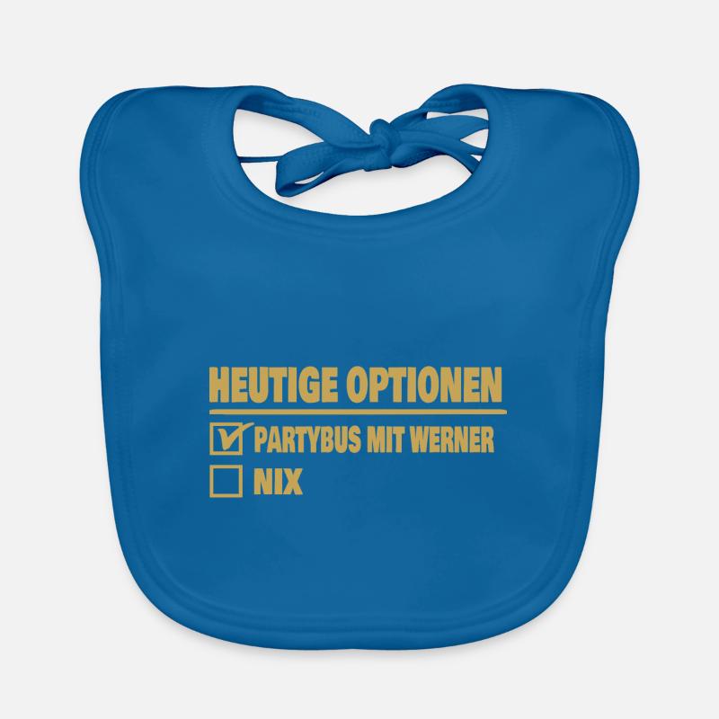 Werner - Baby Bio-Lätzchen - Pfauenblau