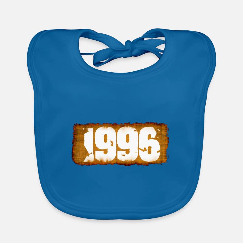 1996 - Bavoir bio Bébé - bleu paon