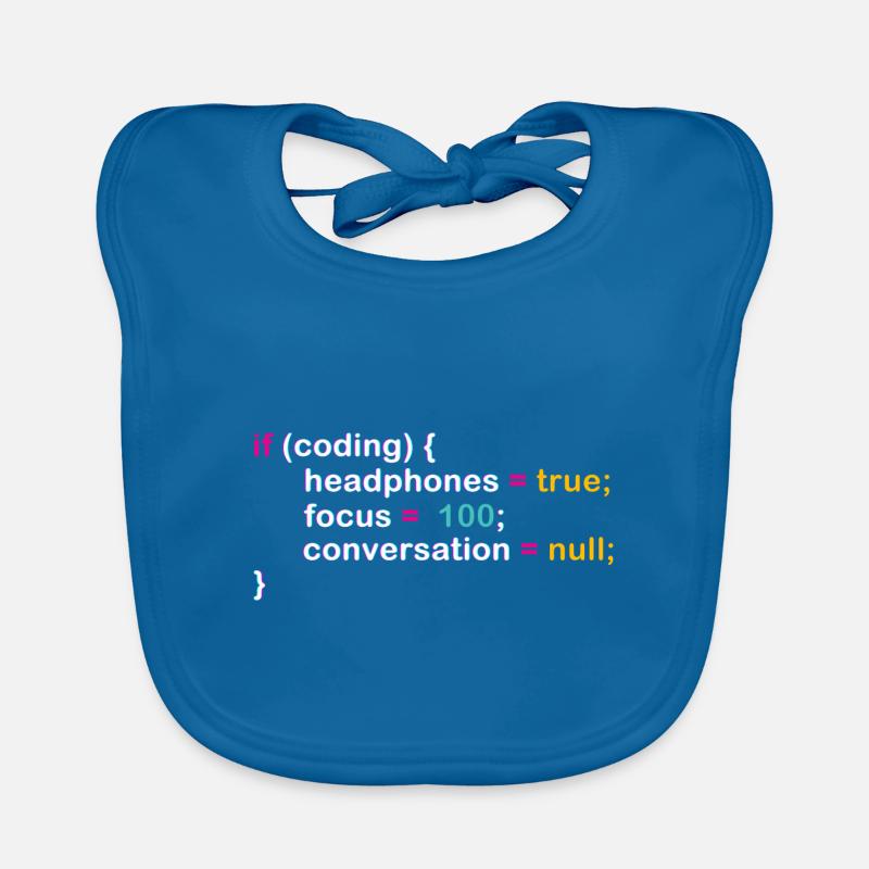 Programmer Humor Code Joke for IExperten Organic Baby Bibs