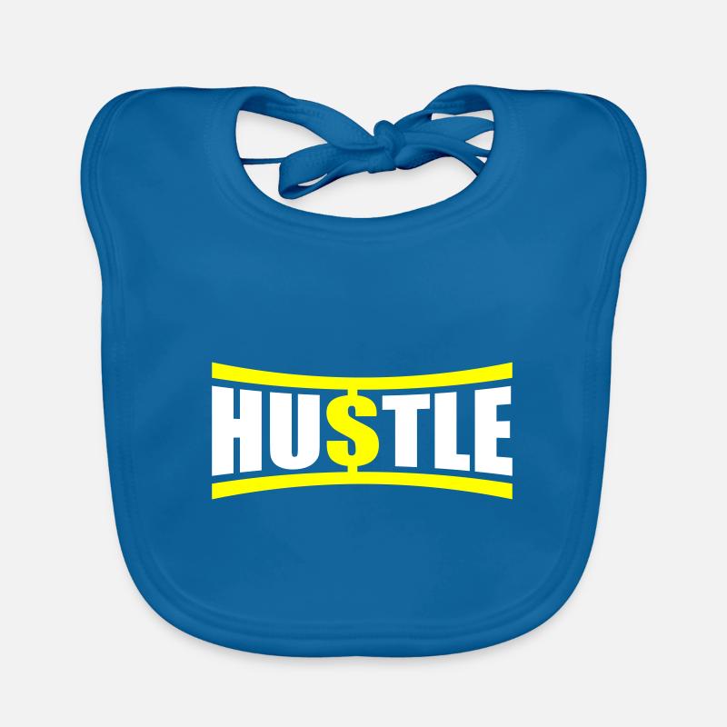 Hustle Spruch Baby Bio-Lätzchen