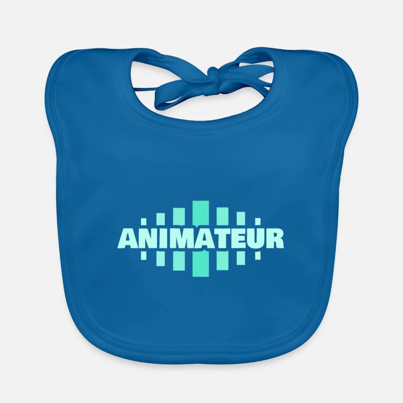 Profession : Animateur Bavoir bio Bébé