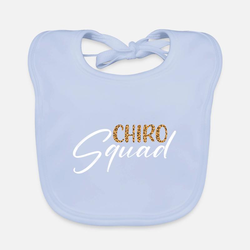 Chiro Squad - Chiropractor Chiropractic Assistant Baby Bio-Lätzchen