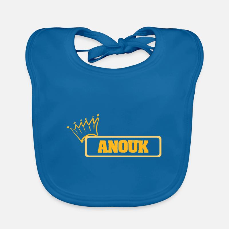 Anouk als Name Baby Bio-Lätzchen