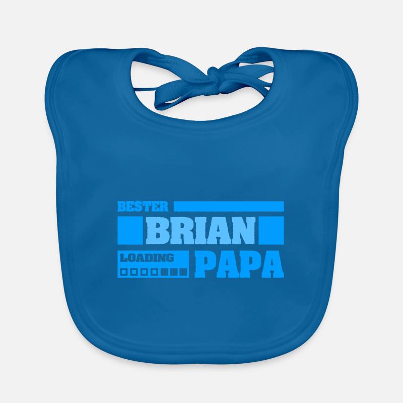 First name Brian Organic Baby Bibs