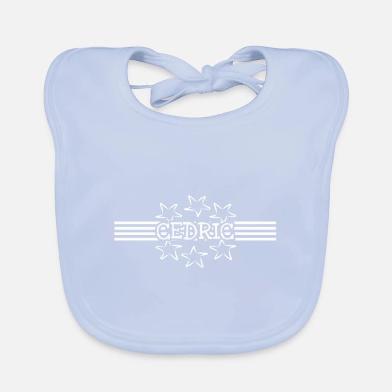 Cedric as a star Organic Baby Bibs