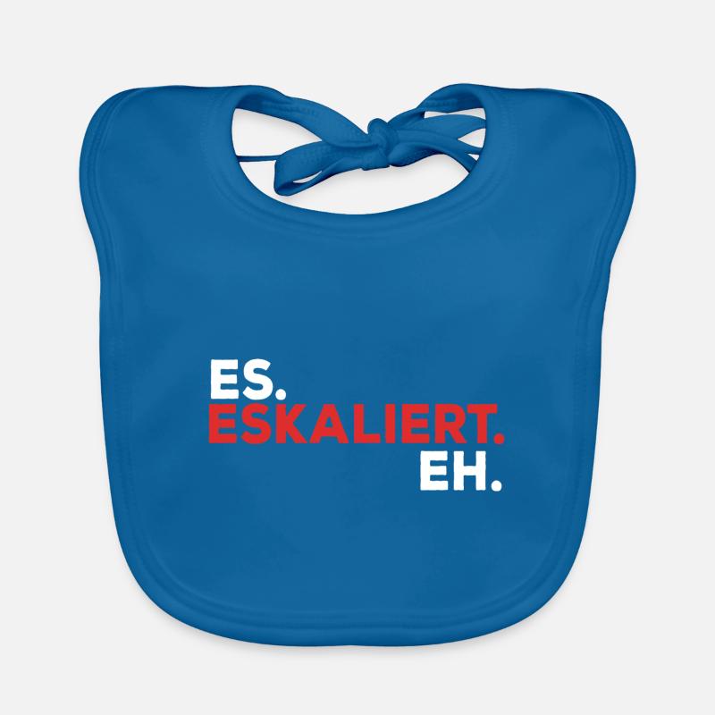 It escalates for techno parties and festivals Baby Bio-Lätzchen